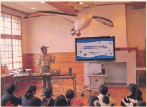 写真：東京都内の小学校での特別授業（普及啓発）