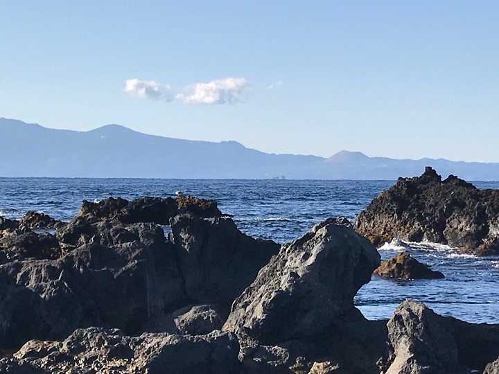 パームラインからの伊豆半島の画像