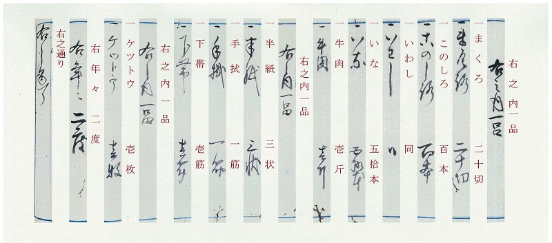 何の品物リスト？_解読