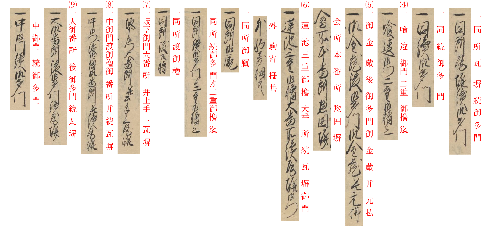 出典：御目付心得書（新見文書）江戸明治期史料（請求番号：新見文書―２３３）2