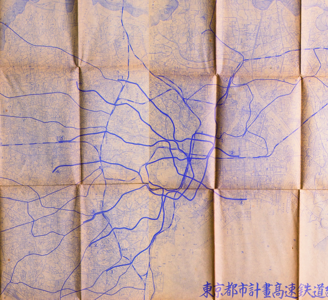 【東京都市計画高速鉄道網図　企画展「東京の鉄道と地域」トピック紹介その６】