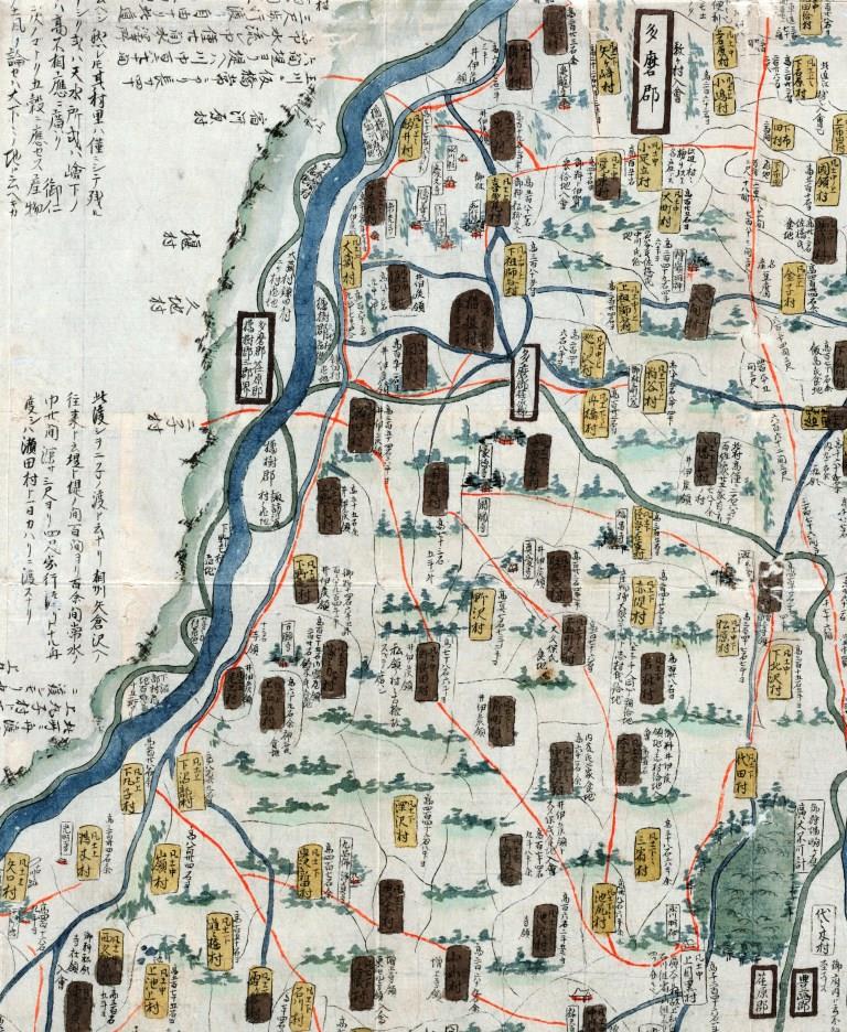 【江戸傍近図にみる世田谷地域】