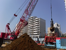工事風景_杭工事の画像