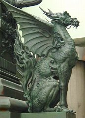 日本橋の麒麟像の画像