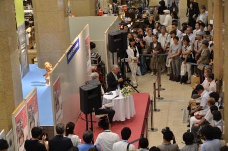 あさがおの会写真展、初日座談会