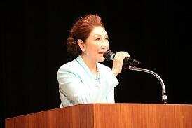 安藤和津さんの御講演の写真