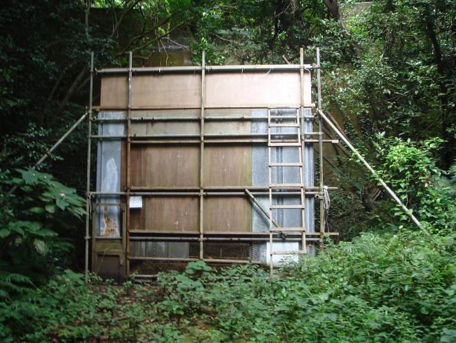 囲い罠（サル用） 写真