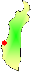 新島港海岸の場所
