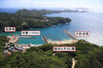 沖港（地方港湾）写真